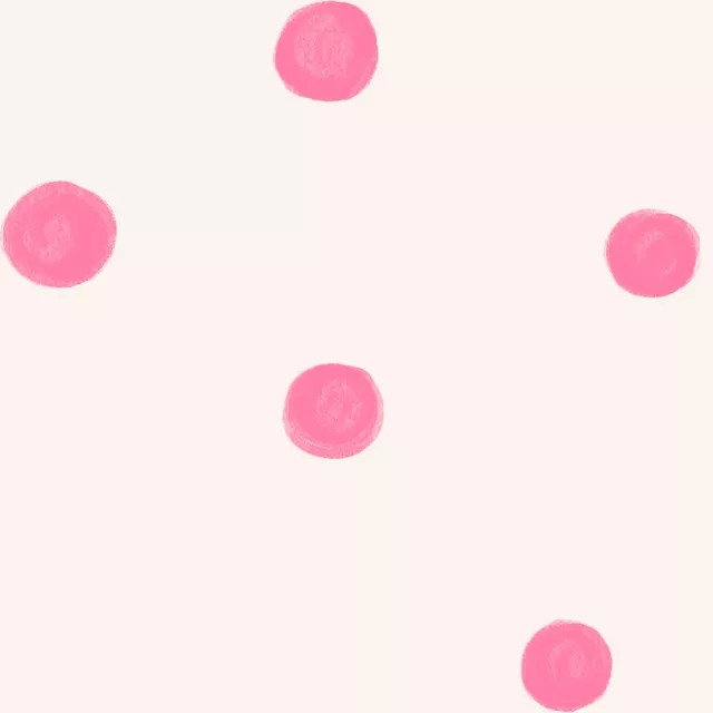 Kissen Punkte Allover Rosa