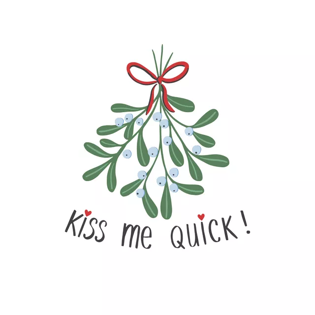 Geschirrtücher Kiss Me Quick – Weiß