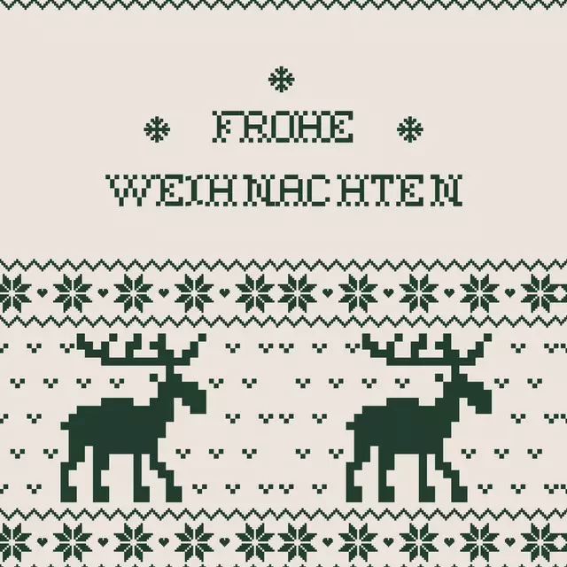 Kissen Frohe Weihnachten  grün
