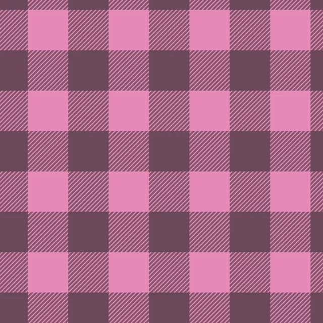 Raffrollo Gingham Classic Pink