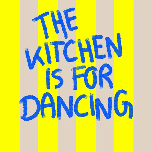 Kissen The kitchen is for dancing