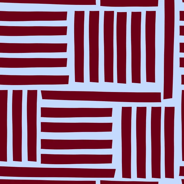 Dekovorhang Kirschrot Linien