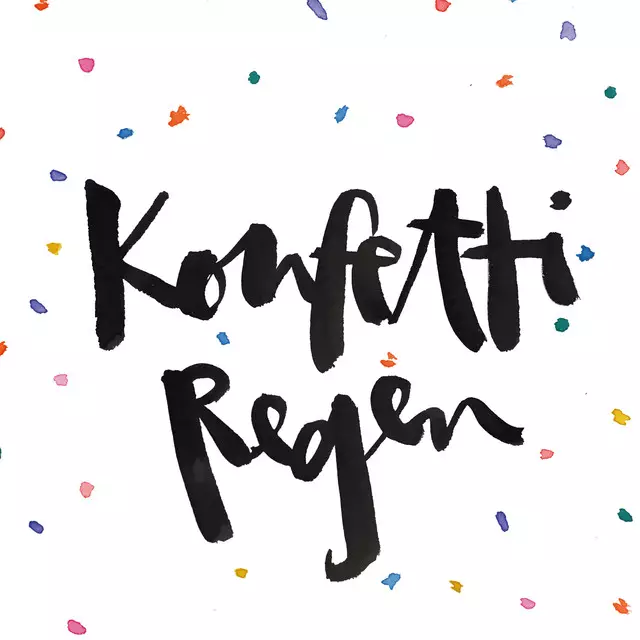 Kissen Konfettiregen