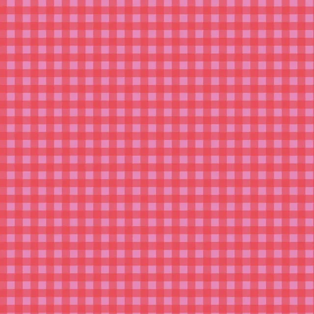 Kissen Mistletoe Gingham Pink Rot