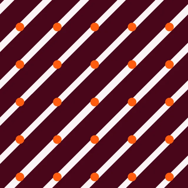 Dekovorhang Diagonalen & Punkte Burgundy