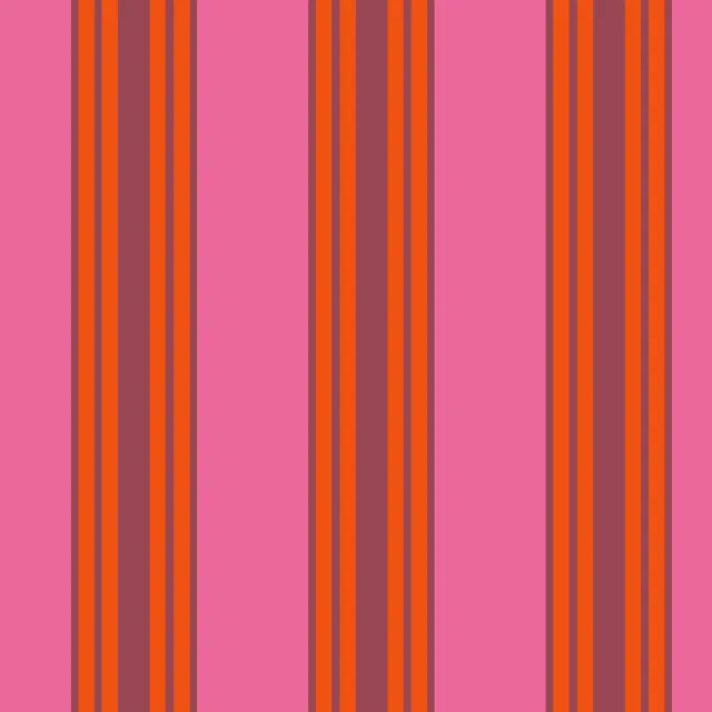 Bodenkissen Pink Koralle Streifen