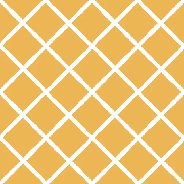 Tischdecke Raute Karo Honig Gelb