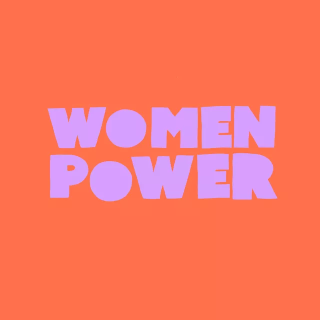 Kissen Womenpower orange