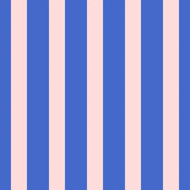 Bankauflage Blue Blush Vertical Stripes