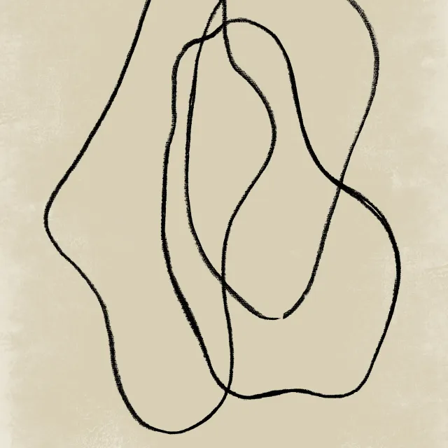 Kissen Pencil scribble 5