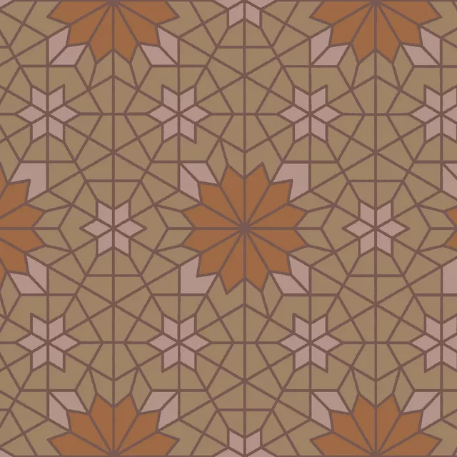 Bodenkissen OASIS MOSAIC warm