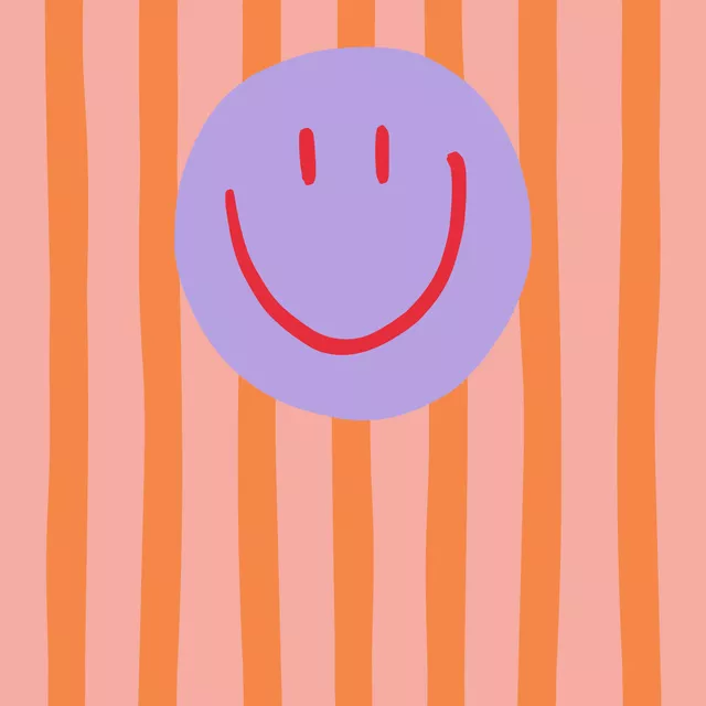 Kissen Smile Stripes