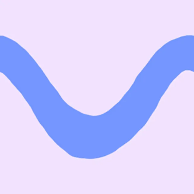 Tischdecke Welle Lila & Blau