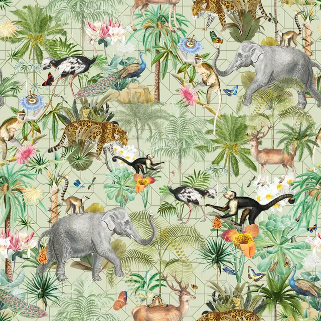 Kissen Tropischer Jungle Garten 4