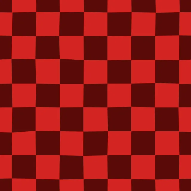 Bettwäsche Chess Pattern red brown