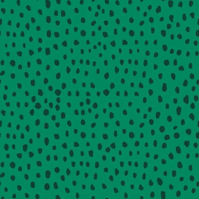 Kissen Snow Dots Green