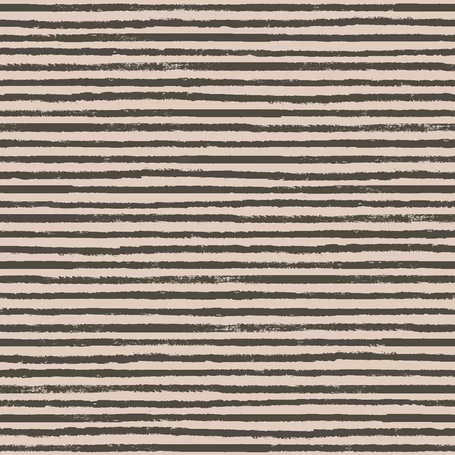 Sitzkissen Small Stripes Black on Beige