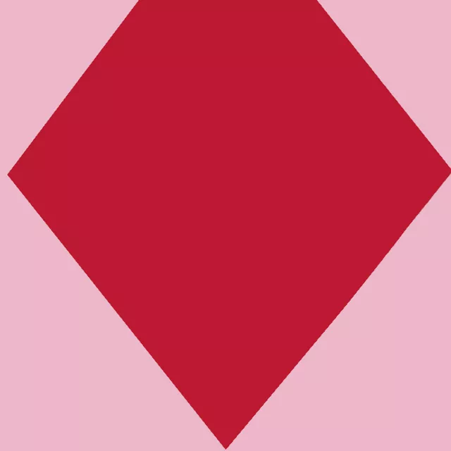 Bettwäsche Rauten rosa rot