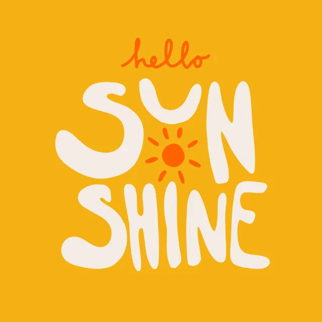 Kissen hello Sunshine