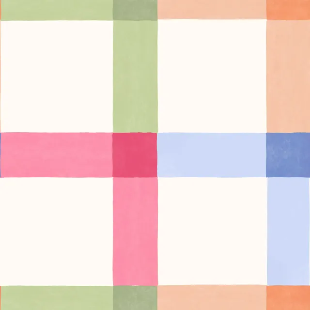 Tischläufer Hello Spring Karo