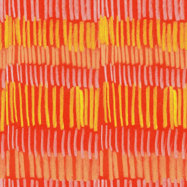 Tischläufer New Year Pattern orange