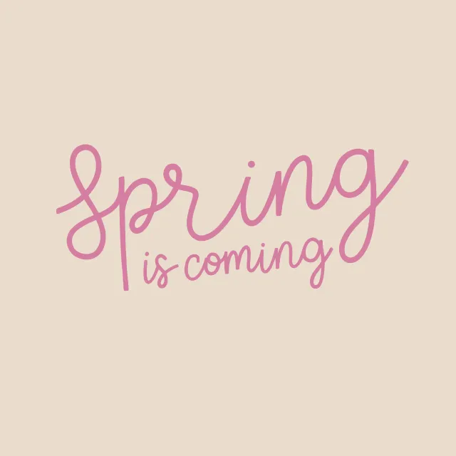 Servietten Spring is coming rosa