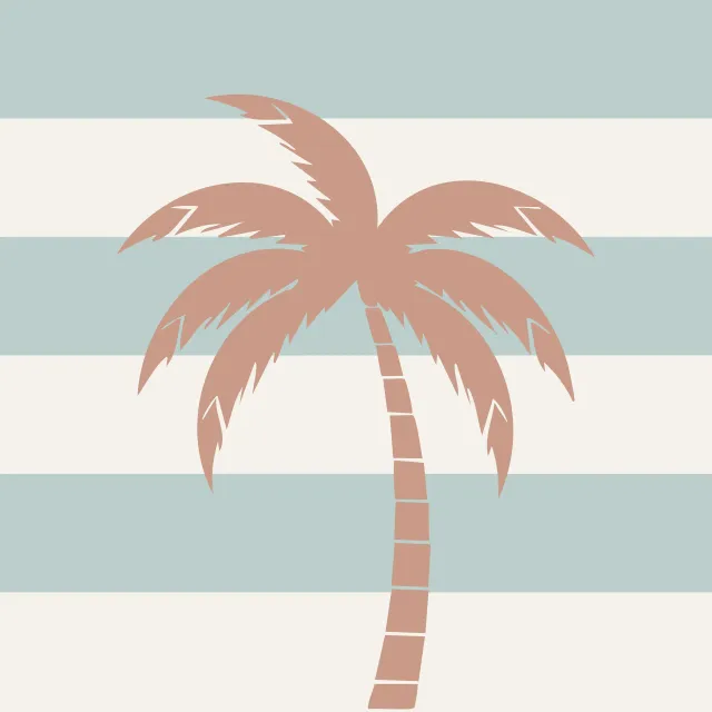 Servietten Beach-Vibes Palmen