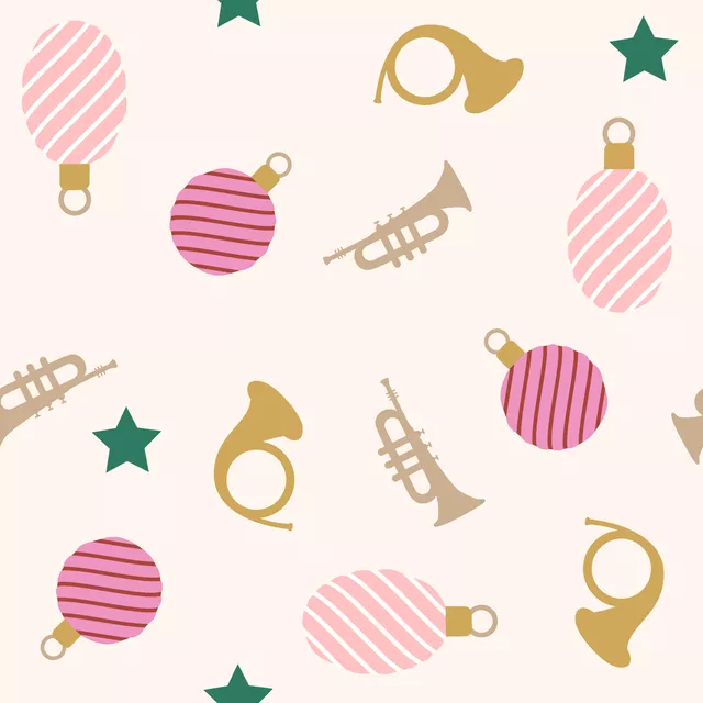 Kissen Kugel Rosa Pattern