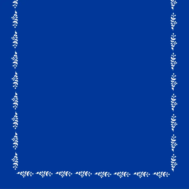 Tischdecke Blätterranken