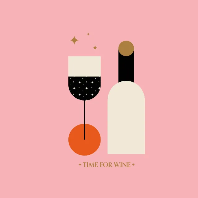 Tischset Time For Wine