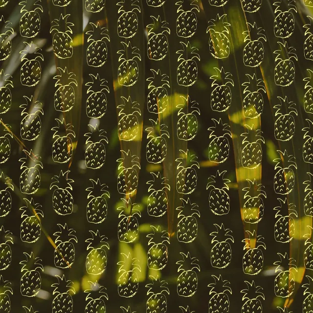 Servietten Playful Pineapple Palm Tree