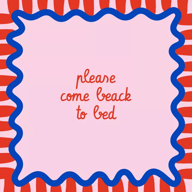 Kissen Come Back To Bed