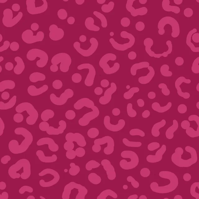 Dekovorhang Leopardenmuster BerryPink