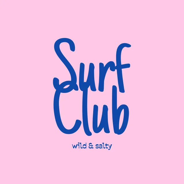 Kissen Surf Club Pink