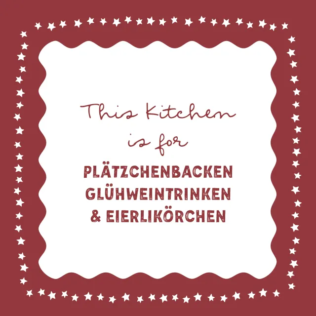 Geschirrtücher Plätzchen und Glühwein