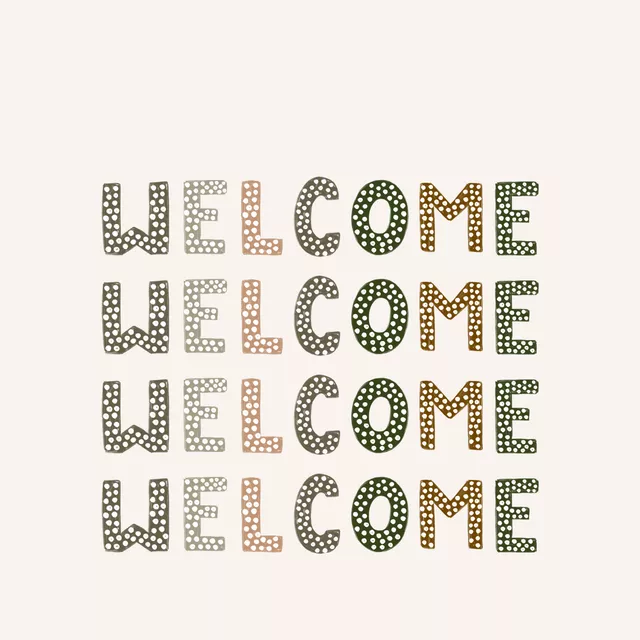 Kissen Welcome Welcome