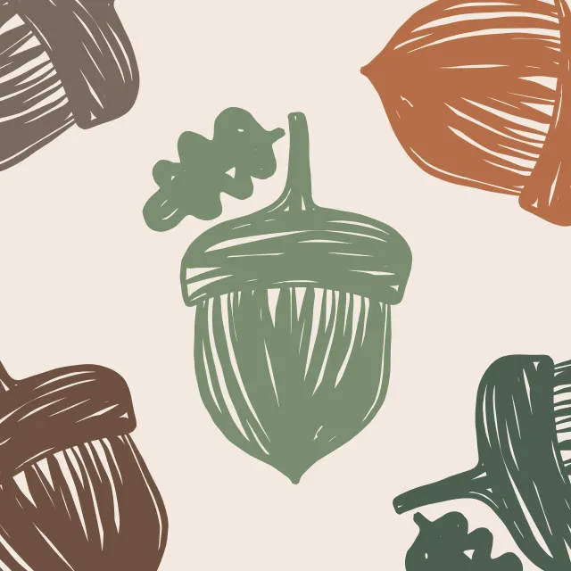 Kissen Oak Allover green