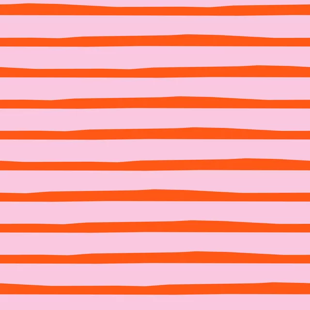 Bankauflage Bold stripes pink red