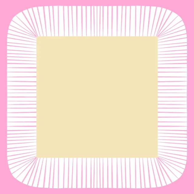 Kissen Bogenrahmen Pink Gelb