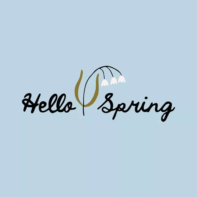 Servietten Hello Spring