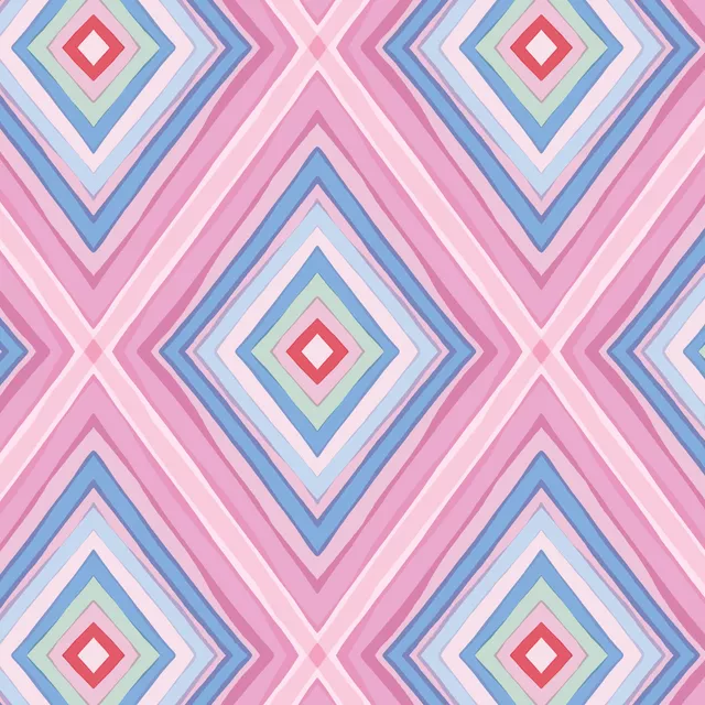 Bankauflage geometric diamonds