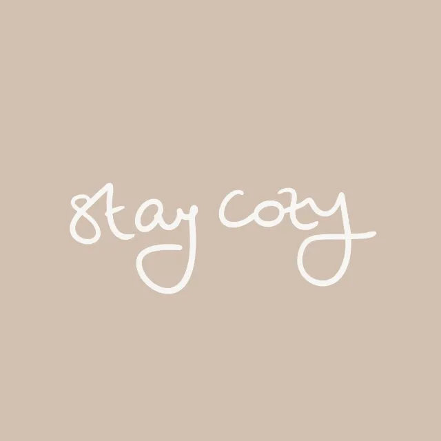 Kissen Stay Cozy sand beige