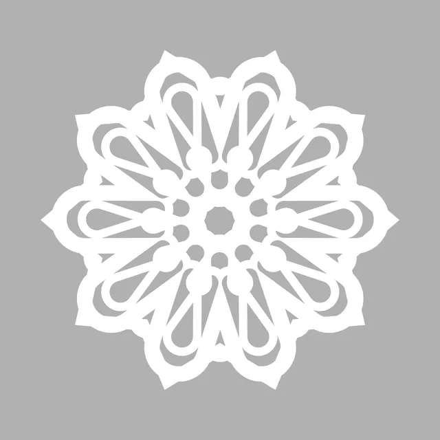 Servietten Puristischer Stern No1 grau