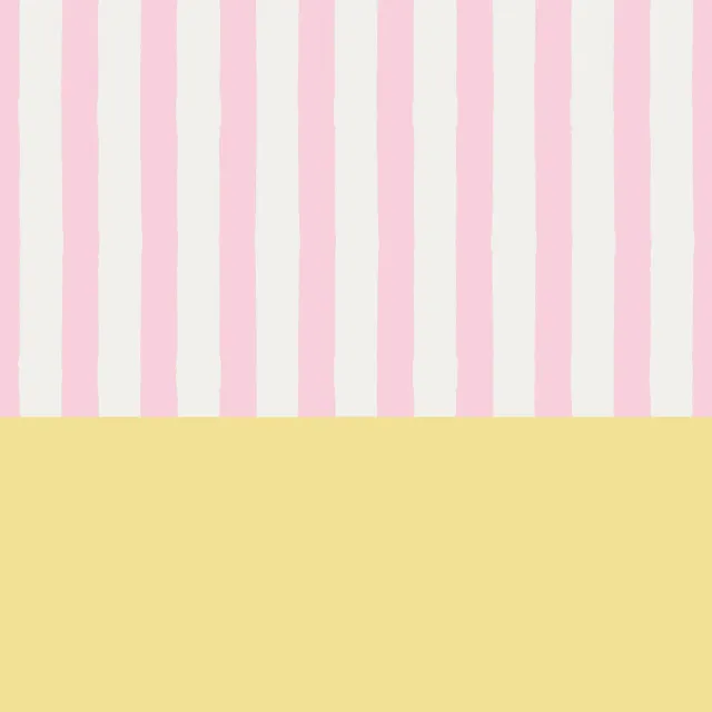 Kissen Fun Rosa Gelb gestreift