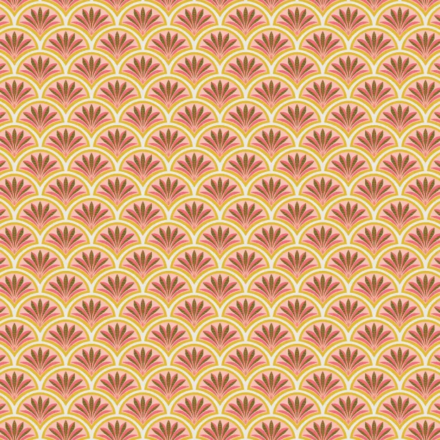 Tischset Tropical Palmenblätter Rosa