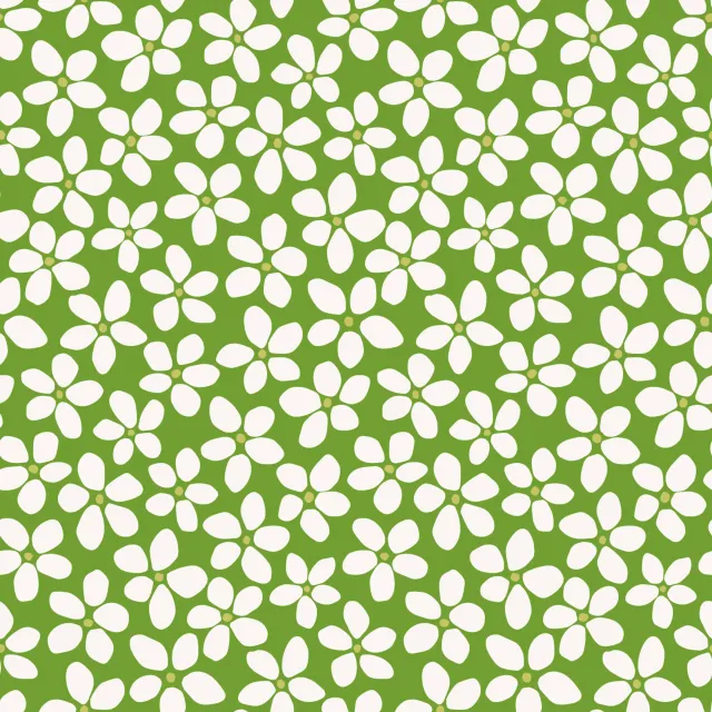 Bettwäsche Bloom Blumen Beige Grün