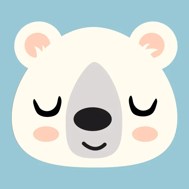 Geschirrtücher Eisbär Sleeping Polar Bear