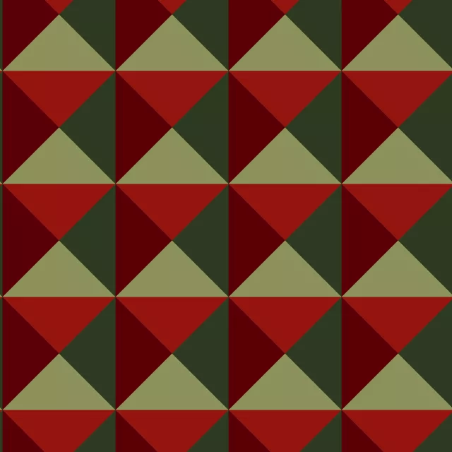 Kissen Muster Dreiecke