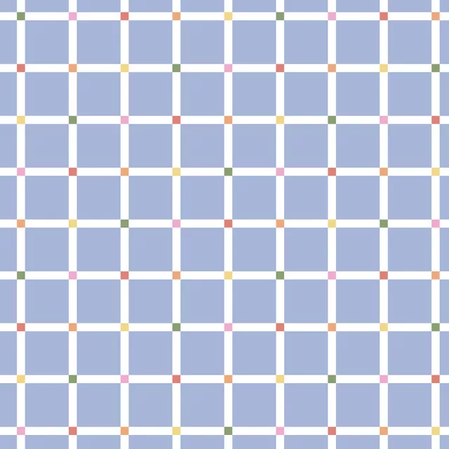 Bankauflage Karomuster blau