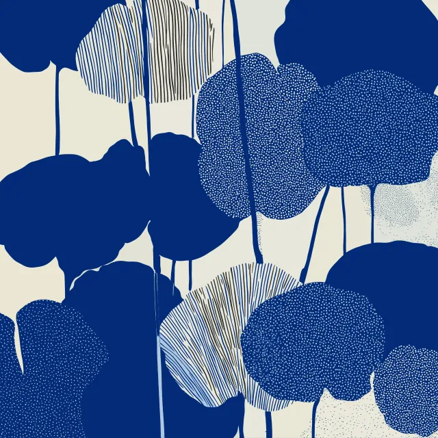 Tischläufer Fleurs Bleues